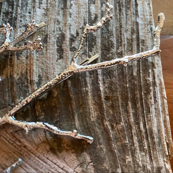 Lil’ Twig Anthro Hair Pins in Silver - Picture 3 of 5